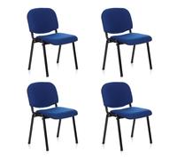 XT 600 lot de 4 - Chaise à quatre pieds Bleu
