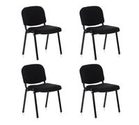 XT 600 lot de 4 - Chaise à quatre pieds noir
