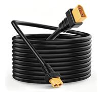 XT60 Câble d'extension de panneau solaire 3,5 m 16AWG Câble adaptateur XT60 femelle vers mâle pour EcoFlow Delta/River, Bluetti, Anker SOLIX Station d'alimentation portable, câble de charge solaire