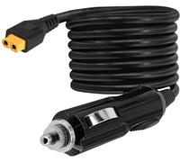XT60 Chargeur de voiture avec câble d'alimentation 12 V 24 V pour Powerstation Ecoflow Delta River EB55 Elite et plus 14 AWG