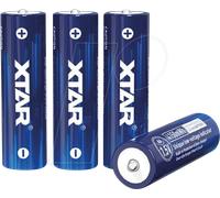XTAR 4X AA LION - Cellule industrielle, Li-Ion, AA (mignon), 1,5 V, 4150 MWh, Indi