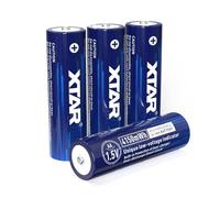 XTAR Piles AA rechargeables 4150mWh 1,5V : sortie constante de 1,5 V et affichage basse tension (4 piles 4150 mWh)