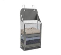 xtemtoamz Rangement Suspendu,Espace de Rangement Pouvant Être Fixé À la Porte, avec Compartiment pour Suspendre Le Linge, Adapté À Une Utilisation À la Maison, Au Bureau Et dans la Salle De Bain