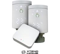 Xtend Home Tuya smart set Zigbee gateway + 2x thermostatic head display on the side