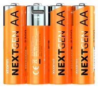 Xtorm Batterie NextGen AA rechargeable 1,5 V USB-C 2200 mAh Lot de 4