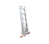 XTRA Echelle transformable en aluminium 3 plans 6 marches