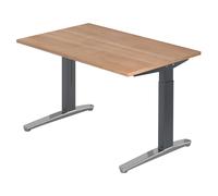 XTRA XB 12 GC | Bureau 120 x 80 réglable en hauteur Noyer