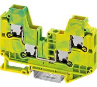 XTV 6 QUATTRO PE - Borne pour conducteur de protection XTV Push-X, 6 mm² - vert-jau