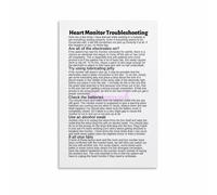 XTVVTODJXT Science Decor Poster Heart and Cardiovascular System Infographic Canvas Wall-Art Print for Study Office Home Classroom(Unframed,12x18inch(30x45cm))