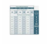 XTVVTODJXT The Measurement Guide Chart Fashion Blueprint Poster Canvas Wall-Art Painting for Living Room Bedroom Decor(Framed,16x24inch(40x60cm))