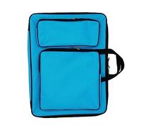 Xuancai Étui portefeuille multifonction A3 pour artiste - Sac de transport pour peinture - Planche à dessin, bleu ciel