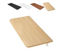 XUANYU Tables à Manger Pliable, Tables Suspendue Balcon, Table Cuisine Haute, Table Murale Pliante pour Console, Salon, Balcon, Vestiaire et Chambre à Coucher (Bois 60 * 30 * 1.6cm)