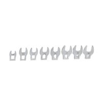 XUCZHAI Jeu de clés à écrou évasé, pied-de-biche avec support rangement, corne, double usage, Kit d'outils for entraînement 3/8 pouces, 9 pièces