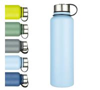XUDREZ Bouteille d'eau isotherme en acier inoxydable, 1,5 L à large goulot, grande carafe en métal, sans BPA, anti-fuite - Gourde Tasse isolée pour le travail, la gym, les voyages, le sport