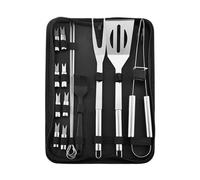 XUE 16 Pièces Accessoires De Cuisson Ensemble D'Outils De Barbecue Kit De Gril En Acier Inoxydable Avec Sac Grand Outil D'Ustensiles De Barbecue