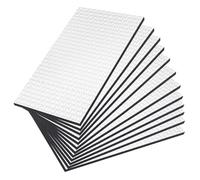xuefenfei 12 Pièces Isolant Phonique Voiture, Tapis D'isolation Acoustique, Isolant Thermique et Phonique Voiture, pour Étanche, Ignifuge, Moteur, Porte, 250x180x5mm
