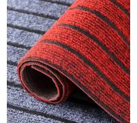 XUEHMIN Paillasson Extérieur Intérieur et Extérieur 25x75cm Rouge Foncé | Tapis Entrée Intérieur Extérieur Lavable, Épais, Anti-Boue Pour Entrée, Paillasson, Porche