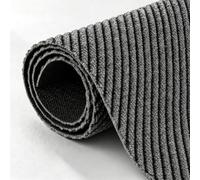 XUEHMIN Paillasson Extérieur Intérieur et Extérieur 85x105cm Gris | Tapis D'Entrée Tapis De Porte Profil Bas Idéal Pour Chien, Porte, Passage, Salle De Bain Ou Sol