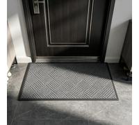 XUEHMIN Tapis D'Entrée Intérieur et Extérieur 45x160cm Gris | Tapis Été Profil Bas Pour Chien, Porte, Passage, Cuisine