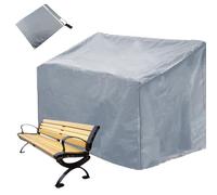 XUHCLY Housse Canape Exterieur Imperméable,Housse Banc Exterieur Jardin, Housse Banc Exterieur Patio,Housse de Protection pour Banc de Jardin 3 Places(Size:3 sests-163x66x89cm,Color:Grey)
