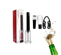 Xujuika Tire Bouchon De Vin, Ouvre-Bouteille De Vin avec Pompe À Pression d'air pour La Maison, Ensemble D'ouvre-vin, Extracteur De Bouchon Simple, Accessoires pour Le Vin