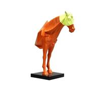 Xumh2024-3 Accessoires de Bureau à Domicile Figurine de Cheval Abstraite Moderne, décoration créative for Salon, Grande Sculpture