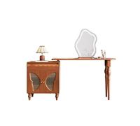 Xumh2024-3 Bureau de vanité Coiffeuse Moderne et élégante, Petite Coiffeuse en Bois Massif for Chambre à Coucher Cabinet organisateurs