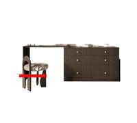 Xumh2024-3 Bureau de vanité Commode de Maquillage Minimaliste Moderne et élégante avec tiroirs Extensibles Cabinet organisateurs