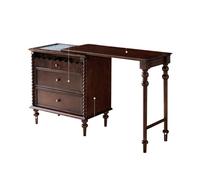 Xumh2024-3 Bureau de vanité Table de Coiffeuse Minimaliste Moderne en Bois Massif - Commode Chambre élégante et Bureau Maquillage Cabinet organisateurs