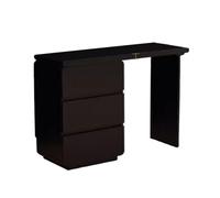 Xumh2024-3 Bureau de vanité Table de Maquillage, Commode en Bois Massif, Simple, Moderne, casiers à Plusieurs Niveaux, d'angle Mobile intégrée Cabinet organisateurs(Noir,Petit)