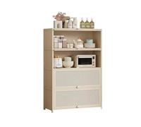 Xumh2024-3 Meuble de Rangement Buffet 4-Tier Kitchen Sideboard with Storage for Coffee and Tea Wall-Mounted Compartments(Moyen)
