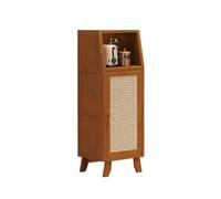 Xumh2024-3 Meuble de Rangement Buffet Narrow-Sided Kitchen Sideboard Retro Style Living Room Storage Floor-Standing Wall-Mounted with Compartments