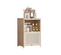 Xumh2024-3 Meuble de Rangement Buffet Narrow-Sided Two-Tier Kitchen Sideboard with Storage Compartments for Coffee and Tea