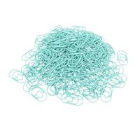 XUMIUZIY 150 Pièces Trombones en Forme D'Étoile pour Cahiers Photos (GREEN) | Papeterie de bureau en métal mignonne, pinces à fichiers décoratives brillantes, artisanat de Scrapbooking, boîte de