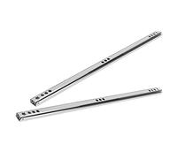 XUMIUZIY 17mm Roulement à Billes Tiroir Coulisses pour Armoire 2Pcs | Acier coulissant lisse, capacité de charge de 15 à 20 kg, raccord de quincaillerie pour meubles, guide de tiroir de buffet