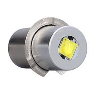 XUMIUZIY 4.5V 3W Ampoule de Remplacement pour Lampe de Poche LED Lumière | Taille miniature, coque en alliage d\'aluminium, mise à niveau de la torche lumineuse, éclairage économe en énergie, longue