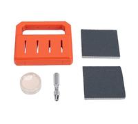 XUMIUZIY Aiguille de Aérographe Affûteur Outil de Réparation pour 0,2mm | Pierres à poncer, kit compact portable, entretien de pistolet pulvérisateur, studio amateur, finition abrasive