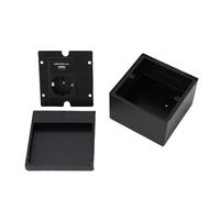 XUMIUZIY Boîte de Sortie Encastrée au Sol en Acier Inoxydable, Kit Plat étanche avec Prise d'alimentation USB et Trou à 2 Broches pour Sol Intérieur