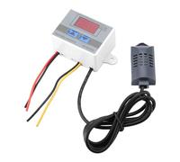 XUMIUZIY Contrôleur d'hygromètre Numérique 0-99% HR |Commutateur de Capteur d'humidité pour Systèmes CVC 220 V (12V)