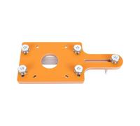 XUMIUZIY Défonceuse à Bois, Outil de Rainurage pour Base de Toupie avec | Plaque de guidage en métal de précision, à rainure lisse, jeu de supports d\'angle, adaptateur à montage facile, garniture