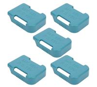 XUMIUZIY Ensemble de 5 Boîtiers de Support de Batterie, Support d'étagère à Fente de Ceinture pour Le Stockage 18V (Cyan)