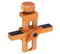 XUMIUZIY Gabarit de Montage de Porte D'armoire, Alliage D'aluminium | Durable, intègre une pince, convient aux panneaux de porte jusqu\'à 2 pouces, facile à utiliser, hauteur réglable jusqu\'à