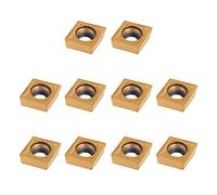 XUMIUZIY Inserts en Carbure CNC, Paquet de 10 |Coupe-lames d'outil de Tournage de Tour avec Boîte de Rangement