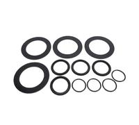 XUMIUZIY Kit de Joints Toriques de Valve de Piston de Piscine, 12 Pièces, Joint de Rondelle de Tuyau en Caoutchouc 25076RP de Remplacement pour Piscines Creusées