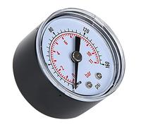 XUMIUZIY Manomètre de Connexion Arrière 0-60psi 0-4bar, 1/8 Pouces BSPT Mécanique pour l'eau, l' et 'air (0-160psi,0-11bar)