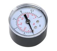 XUMIUZIY Manomètre de Connexion Arrière 0-60psi 0-4bar, 1/8 Pouces BSPT Mécanique pour l'eau, l' et 'air (0-15psi,0-1bar)