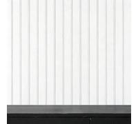 XUMIUZIY Papier Peint Auto-adhésif en Panneaux de Perles, PVC texturé en Bois Blanc, Peau et Bâton, Enveloppe Imperméable Pré-encollée pour Plafond Mural, Salle de Bains