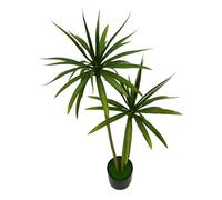 XUMIUZIY Plante D'agave Artificielle, Matériau Robuste, Grande Taille | Design réaliste, Convient pour l\'intérieur, Peu d\'entretien, Décoration polyvalente
