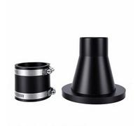 XUMIUZIY Récepteur de Dépoussiérage en Acier de 2,5 Pouces |Coupleur à Connexion Rapide avec Manchette Flexible pour Ponceuse à Tambour et Raboteuse