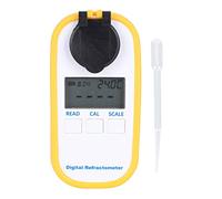 XUMIUZIY Réfractomètre Brix Numérique LCD 0-50%, Compteur de Sucre Portatif pour Fruits et Miel
